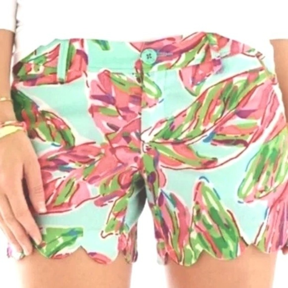 Lilly Pulitzer Buttercup Shorts Multi In The Vias size 000‎
